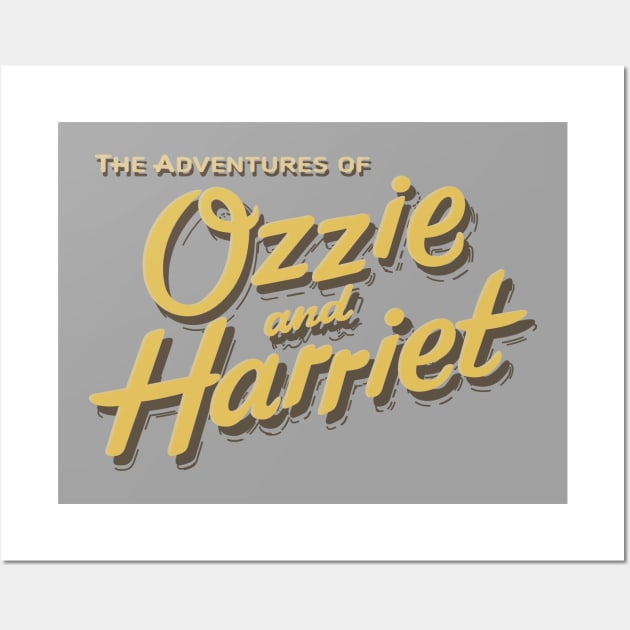 The Adventures of Ozzie and Harriet Wall Art by Olgakunz